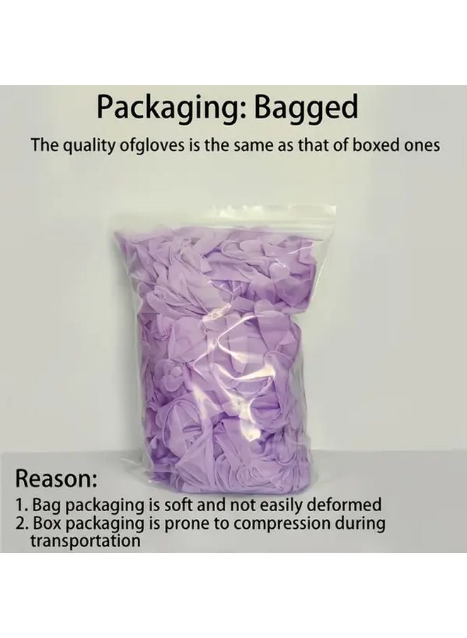 Large Size Purple Blue Nitrile Gloves 30 Pcs Waterproof Anti Slip for Kitchen Dishwashing Home Cleaning - Image 5