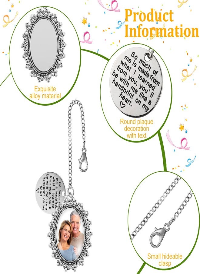 سوريو مجموعة Sureio من 4 قطع من سلاسل صور قبعات التخرج 2025، سلسلة صور تذكارية شخصية للتخرج، شرابة للخريجين، زينة صور لحفل التخرج. - Image 3