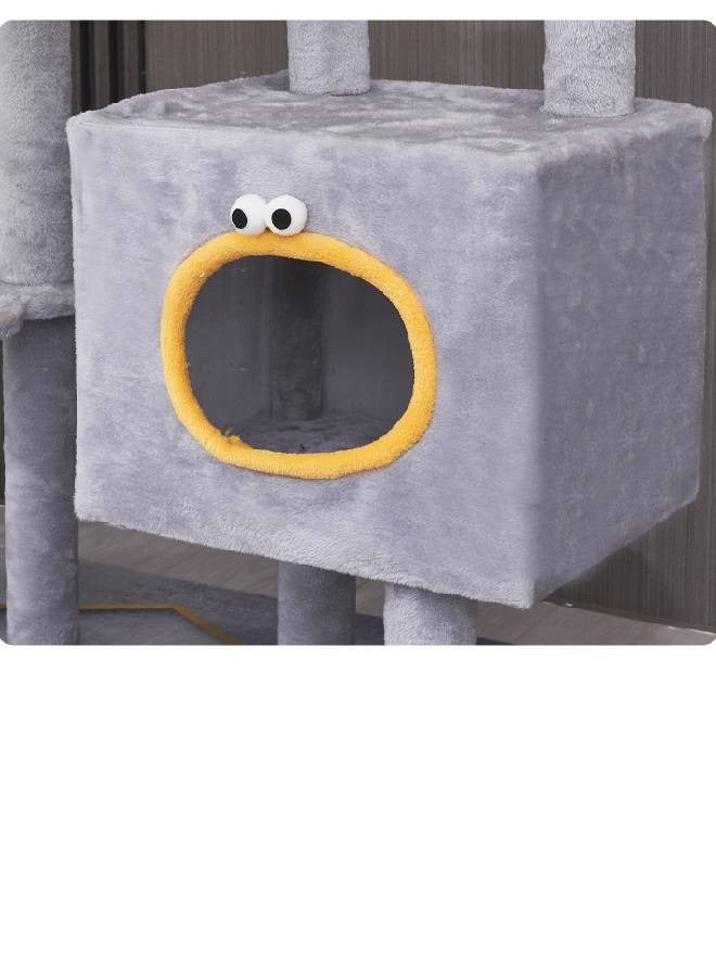 إن كي أكس برج شجرة قطط متعدد المستويات مع أرجوحة ووحدة سكنية وألعاب - ارتفاع 110 سم - Image 3