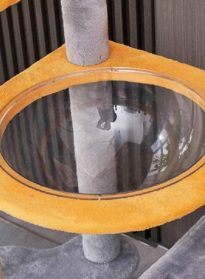 إن كي أكس برج شجرة قطط متعدد المستويات مع أرجوحة ووحدة سكنية وألعاب - ارتفاع 110 سم - Image 5