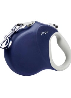 fida Heavy Duty Retractable Dog leash 26ft (8m) Blue 