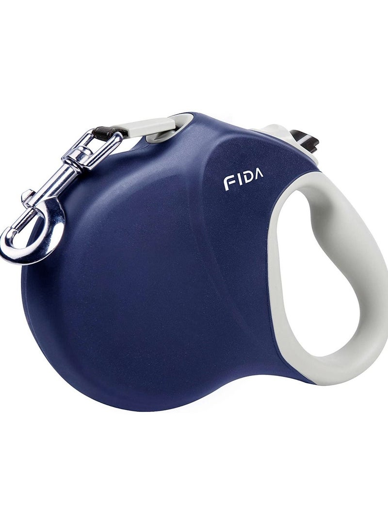 Heavy Duty Retractable Dog leash 26ft (8m) Blue