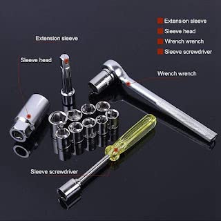 JAWL 40 IN 1 Steel Imported Automobile Motorcycle Repair Tool Kit Case Precision Socket Wrench - Image 4