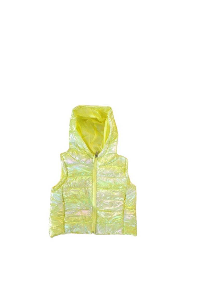 Girls yellow bomber jacket 