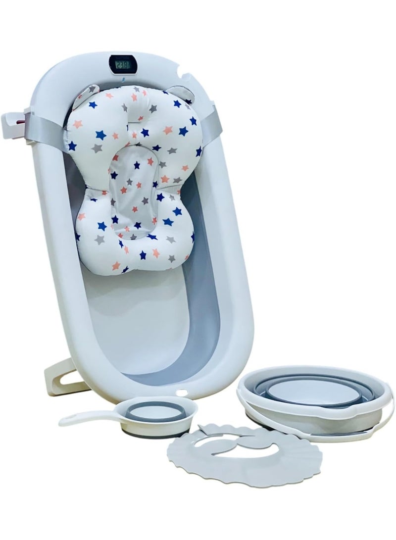 Foldable Bath Set 5-Piece for babies with Temperature Display YM-205 - Image 1