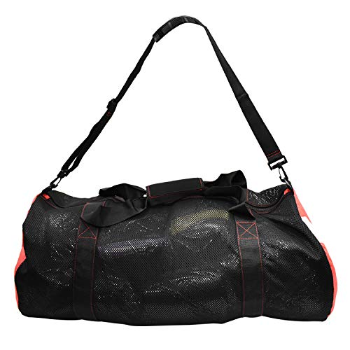 Scuba Choice Collapsible Mesh Duffle Bag for Dive Gear, 600D Polyester, YKK Zipper, 30" x 16", Neoprene Comfort Grip & Extra Shoulder Strap – Durable, Spacious Storage Diving Equipment Accessories - Image 4