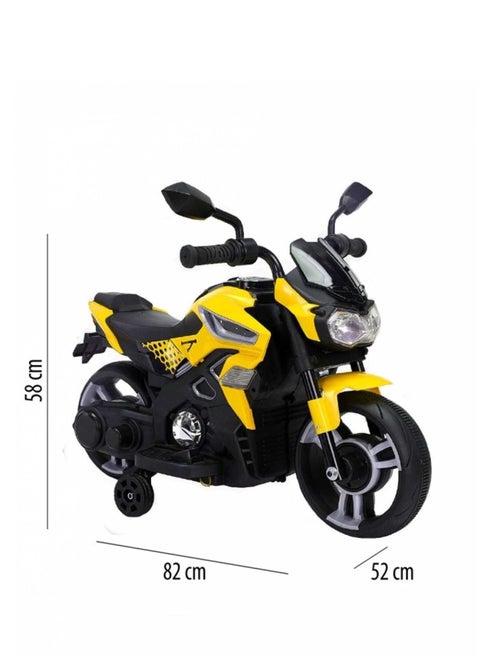 Kids Electric Ride On Motorcycle with Front Lights Music and 6 Volt Power