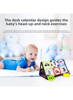 Generic Ha Ha Mirror Cloth Book Baby Puzzle Early Education Children Tooth Glue Cloth Book Lathe Pendant Baby Toys-Color:Ha Ha Mirror Graphics + Four-page Cloth Book Color Box  - Image 4