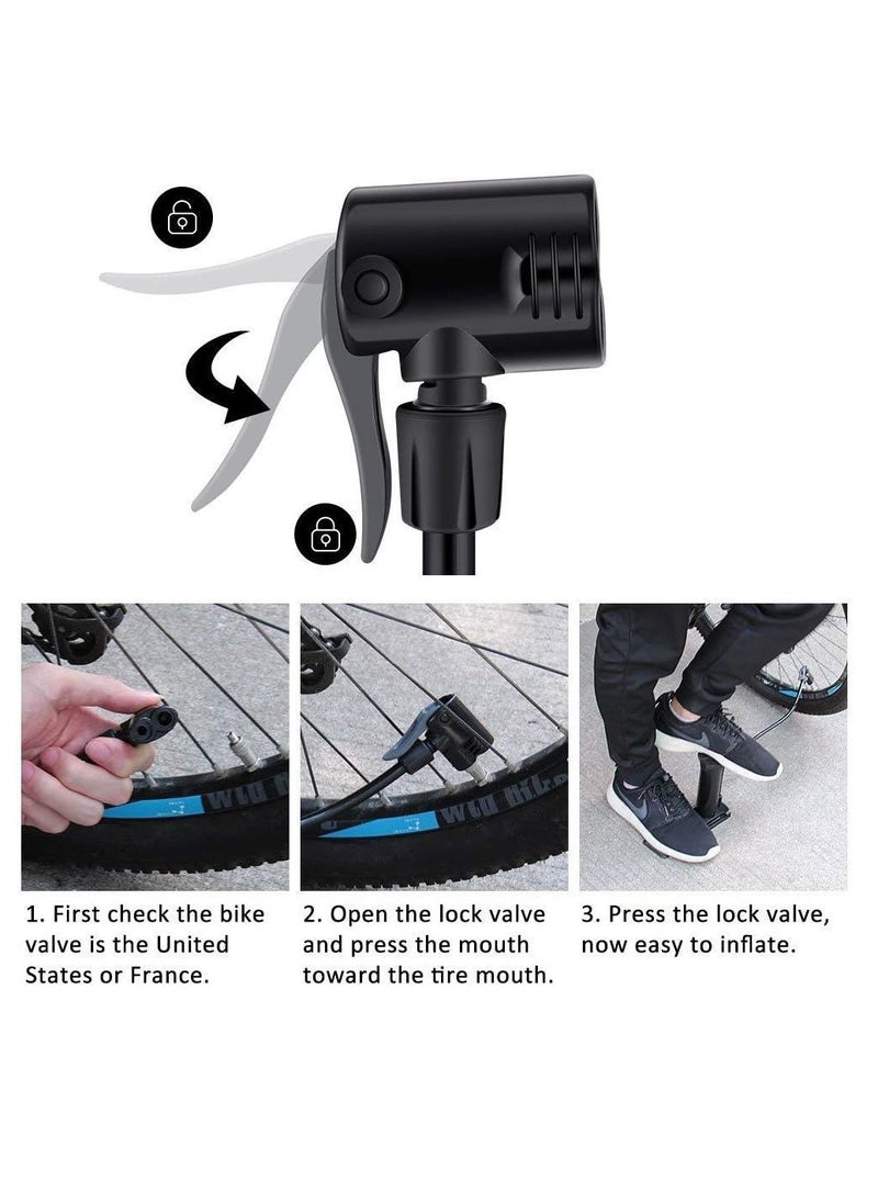 FFA SPORTS Fitness for All Sports 6 Inches Mini Pump, Portable Tire Pump For Bikes And Balls  - Image 5