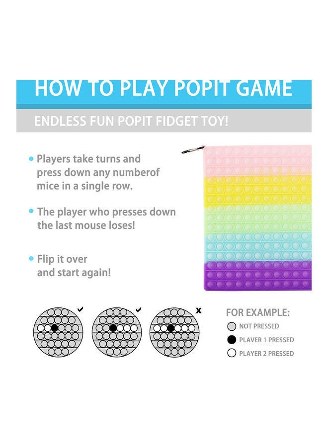 NIBEMINENT Pop Push It Bubble Fidget Sensory Toy - Image 3