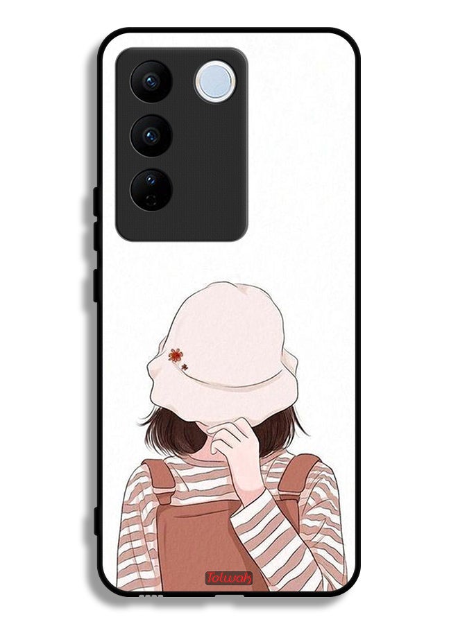 Tolwak Vivo S16e Protective Case Cover Hide Face By Hat - Image 1