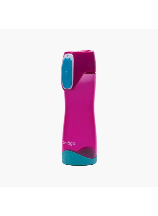 كونتيجو Contigo Plain Plastic Water Bottle with Autoseal Spout and Leak Resistant Design - 500 ml