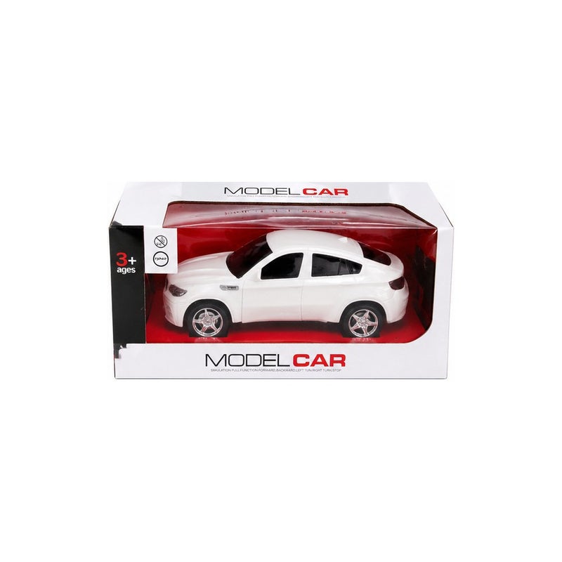 Model car Remote Control Model Car Toy for Ages 3 and Above, White SUV RC Vehicle - Image 1