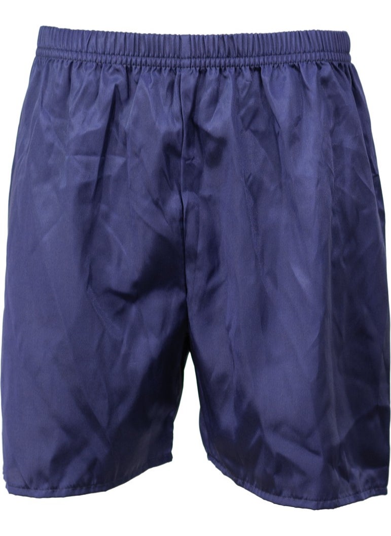 Oppland - Men's Satin Fabric Shorts Solid Color Elastic Waist No Pocket Lightweight Fabric - Image 1