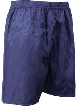 Oppland Men's Satin Fabric Shorts Solid Color Elastic Waist No Pocket Lightweight Fabric  - Image 3