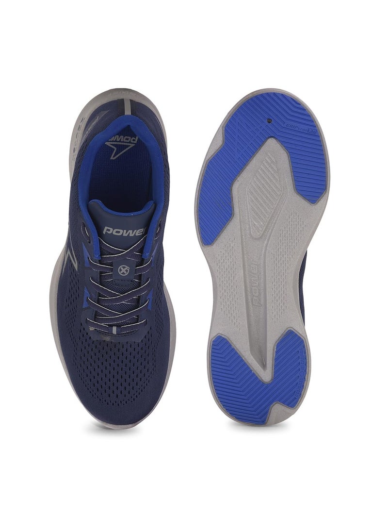 Power Men's XORISE+100 RN EROS M Navy Sports Shoes - 9 UK (8399183) - Image 4