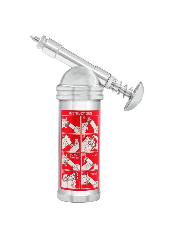 Carbyne Mini Grease Gun, 3000 PSI, Push-Type, Precision Nozzle, 2.7 oz Bulk-Load, Steel Barrel, for Bearings, Bikes, Power Tools - Image 3