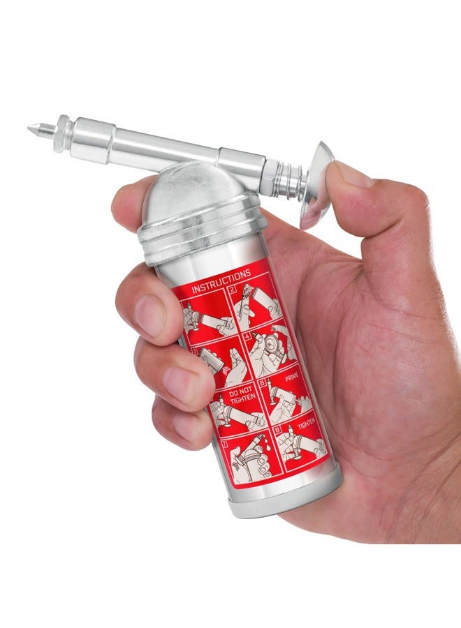 Carbyne Mini Grease Gun, 3000 PSI, Push-Type, Precision Nozzle, 2.7 oz Bulk-Load, Steel Barrel, for Bearings, Bikes, Power Tools - Image 5