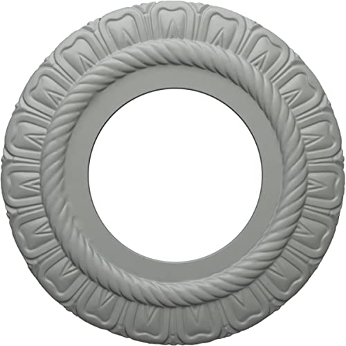 Ekena Millwork CM09CL Claremont Ceiling Medallion, 9"OD x 4 1/2"ID x 1/2"P, Factory Primed - Image 1