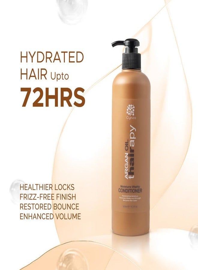 Cynos Moroccan Argan Oil Conditioner | Ultra Moisturizing Formula | Unisex Shampoo For All Hair Type (500ml) - Image 5