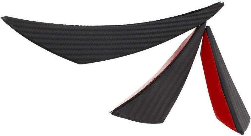 Yurefax Universal Front Bumper Lip Diffuser Splitter Fins - Image 5