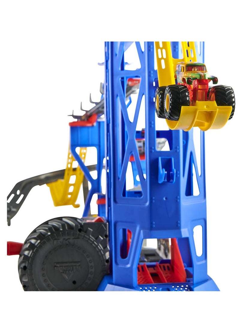 Monster Jam Monster Garage 1:64 Scale Playset - Image 4