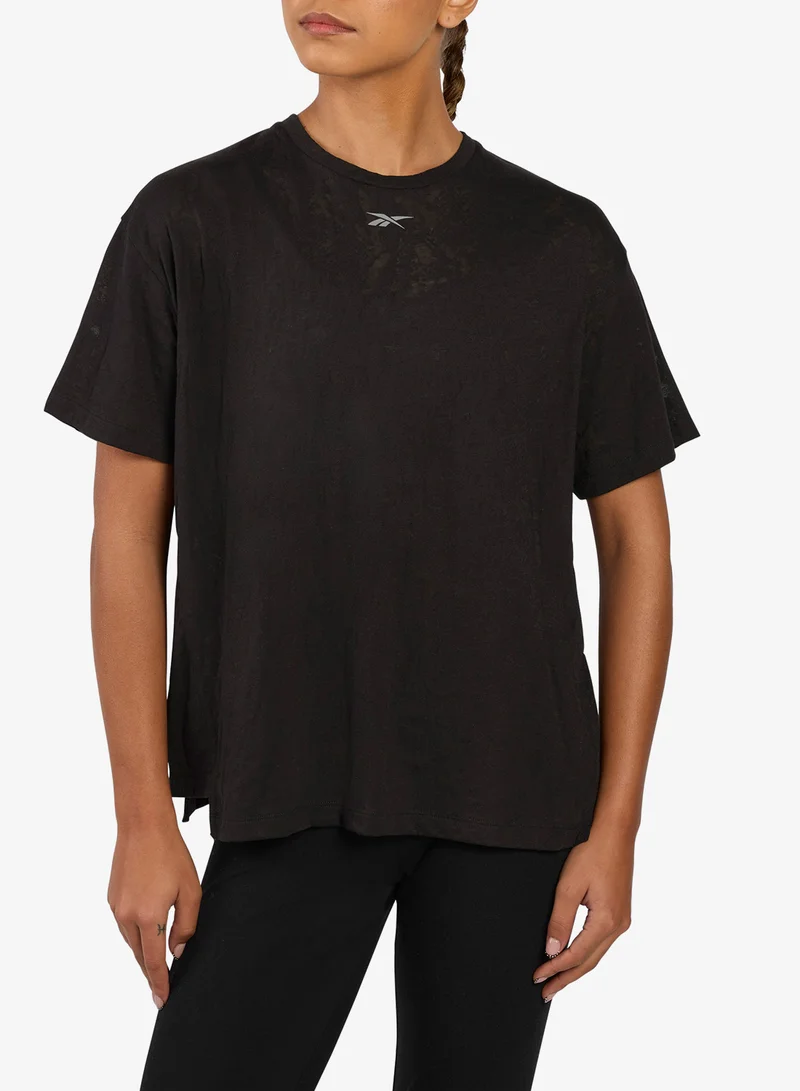 Reebok Lux Fitness Training Burnout Tee