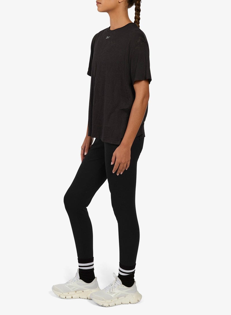 Reebok Lux Fitness Training Burnout Tee - Image 4