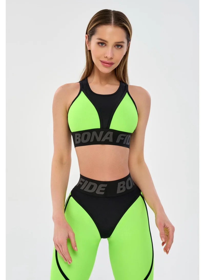 Bona Fide Top for Top Acid Green Acid Sports Bra for Women for Women | Best Price UAE