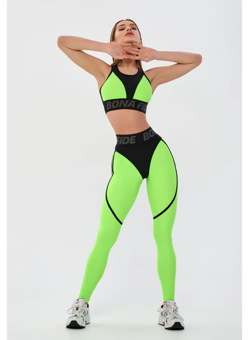 Bona Fide Top for Top Acid Green Acid Sports Bra for Women for Women | Best Price UAE