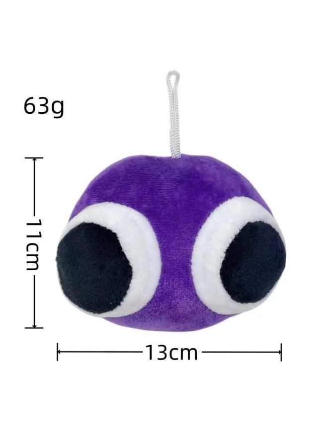Cross Border Rainbow Friends Roblox Rainbow Friends Game Peripheral Plush Little Blue Man Doll-Color:Purple Ant Head  - Image 1