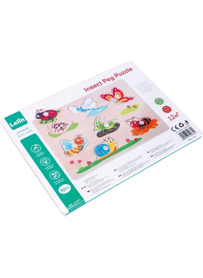 Lelin Toys 30528 Peg Puzzle – Bug - Image 4