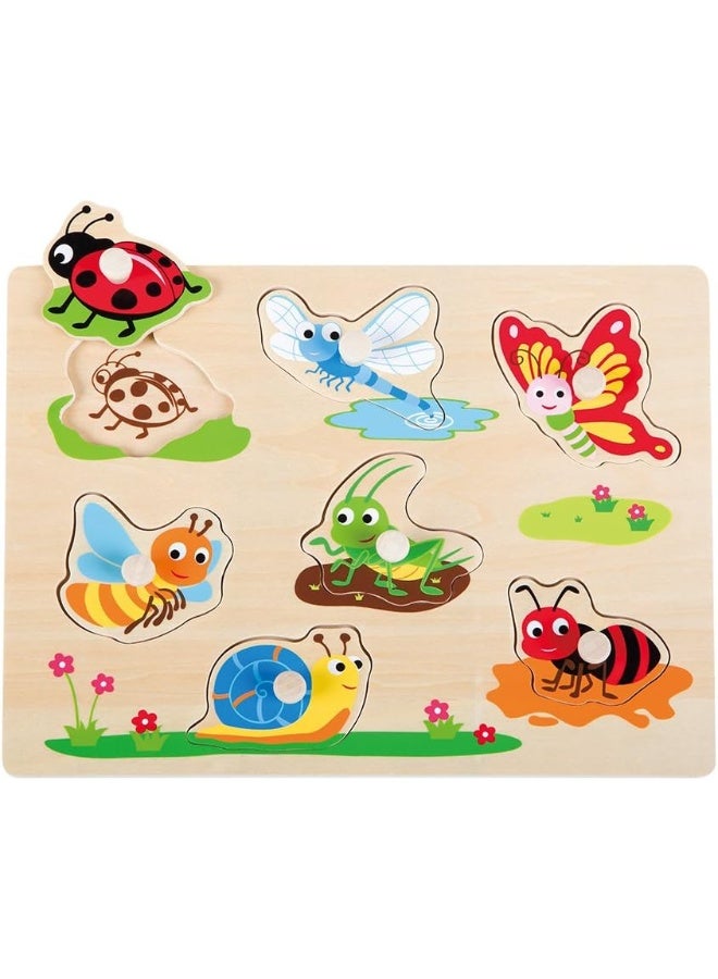 Lelin Toys 30528 Peg Puzzle – Bug - Image 1