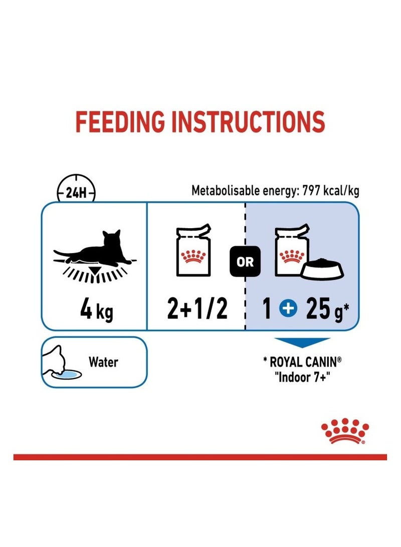 Royal Canin Indoor Sterilised In Gravy Cat Wet Food 85G - Pack of 12 - Image 3