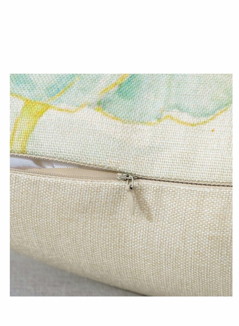 KASTWAVE Throw Pillow Covers Set, Decorative Watercolor Pattern Waterproof Cushion Covers, KASTWAVE Perfect to Outdoor Patio Garden Living Room Sofa Farmhouse Decor 18 x 18 Cm, 4 Pcs - Image 4