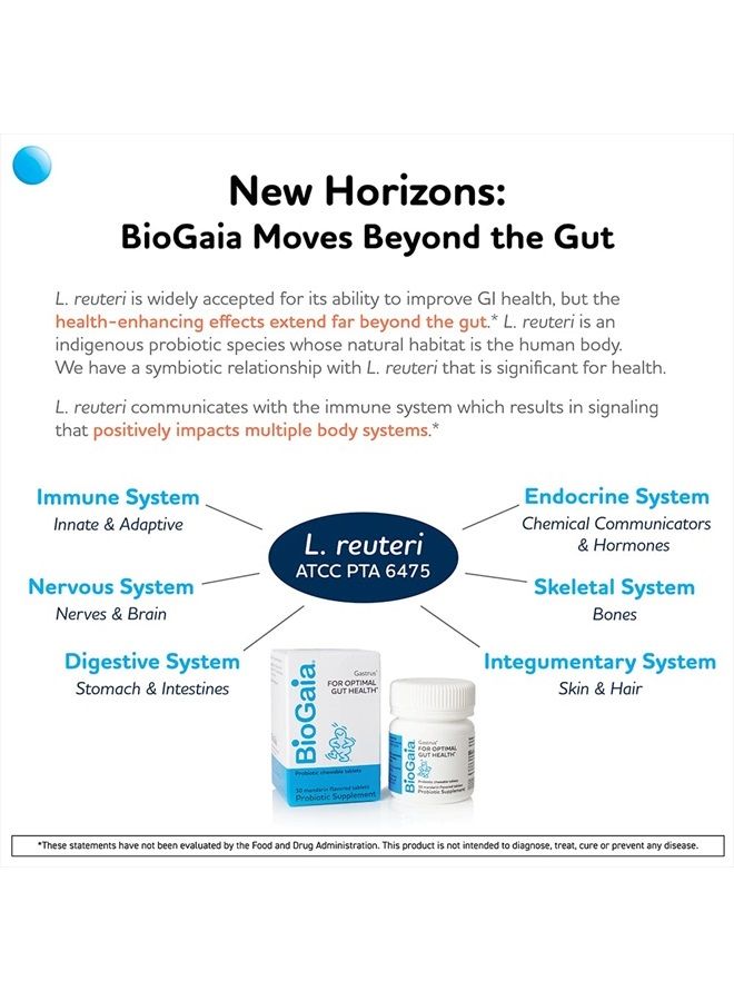 BioGaia أقراص غاستروس القابلة للمضغ، مكمل بروبيوتيك للبالغين 30 قرص، عبوة واحدة - Image 5