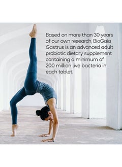 BioGaia Gastrus Chewable Tablets, Adult Probiotic Supplement for Stomach Discomfort, Constipation, Gas, Bloating, Regularity, Non-GMO, 30 Tablets, 1 Pack  - Image 5