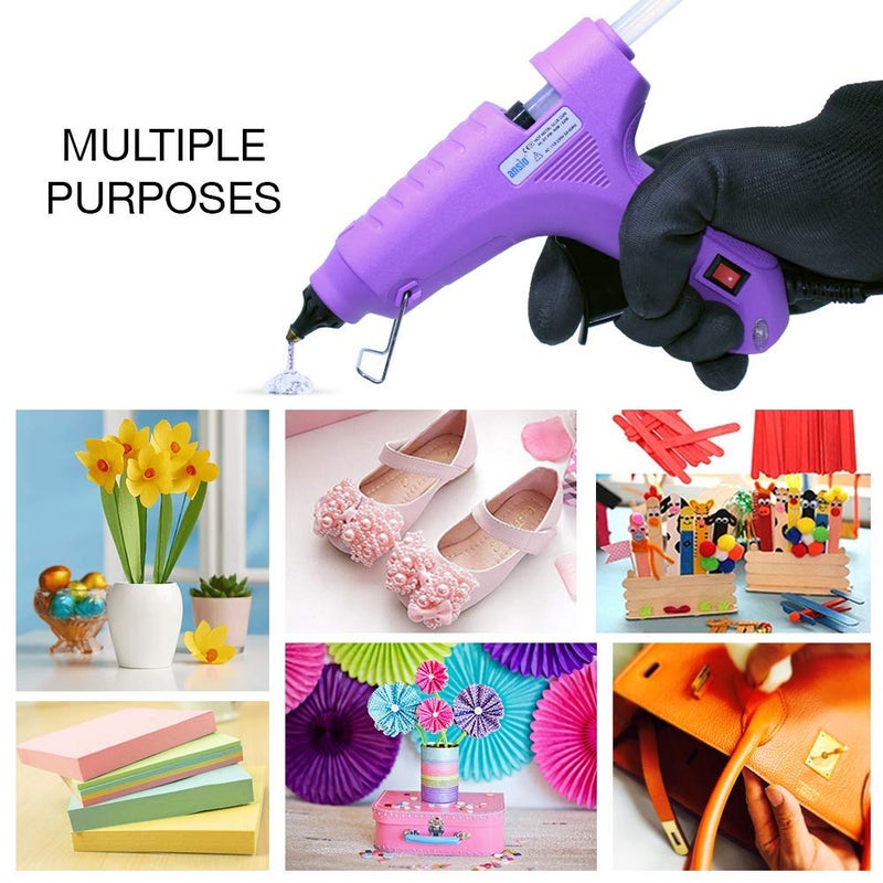 Hot Melt Glue Gun 60 Watt with PTC Heating for Arts and Crafts Compatible with 11 mm Glue Stick Black - Image 3