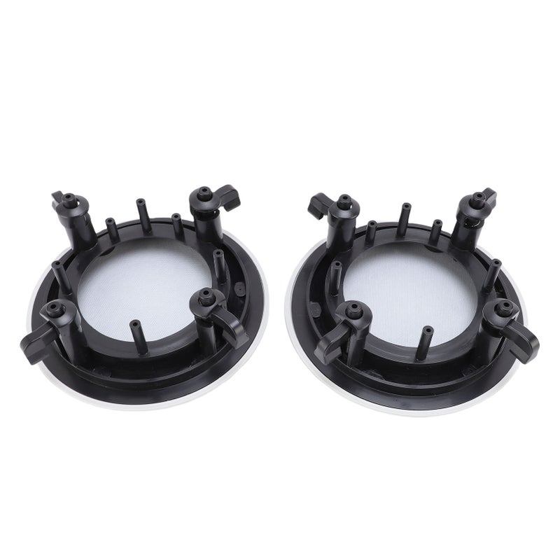 Speaker Grille Cover Round Metal Mesh Grill Horn Guard Protector Cover for Commercial Spaces Offices Home Theaters 175mm/6.89in OD - Image 2