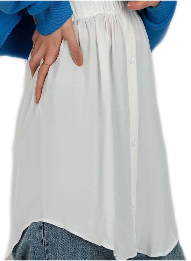 Fatah Hidden - Shirt - Off-White Color for Women  - Image 5