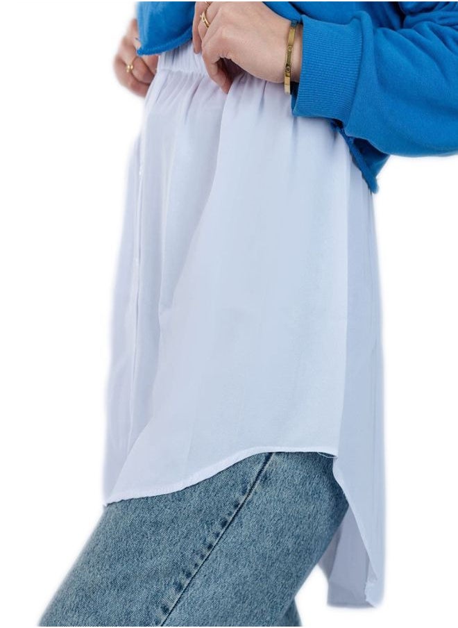 Fatah Hidden - Shirt - Off-White Color for Women  - Image 4