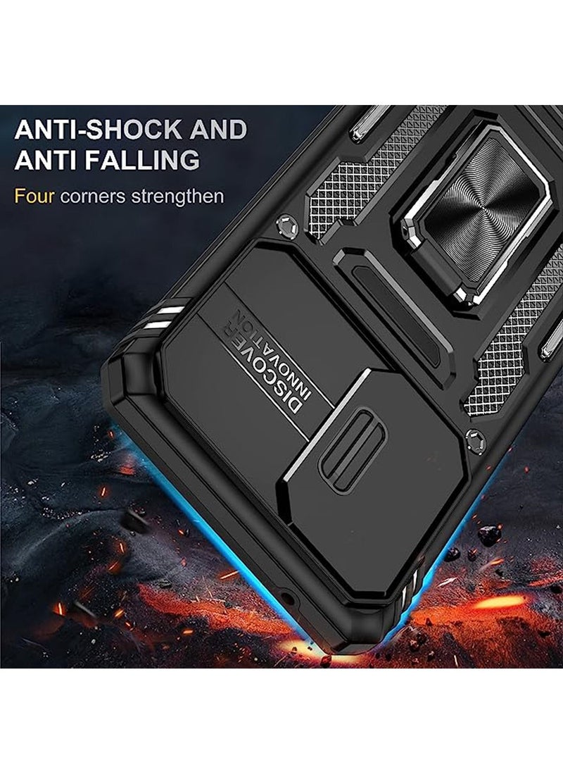 Galaxy A73 5G Case Cover with Stand Kickstand Ring and Camera Cover Protector, Military Grade Shockproof Protective Cover for Samsung Galaxy A73 - pzsku/Z0AEBDD37AD22AC130E91Z/45/_/1721118959/3c0aa6ab-938f-4d9a-a37e-ddc8478a1102