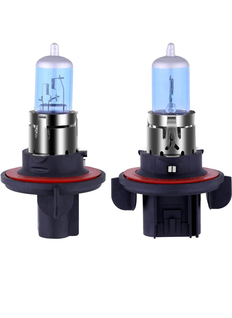 Bukela H13 9008 Halogen Bulb 5500K Warm White High Beam Low Beam and Fog Replacement Bulbs 100 W/90 W, Pack of 2  - Image 1