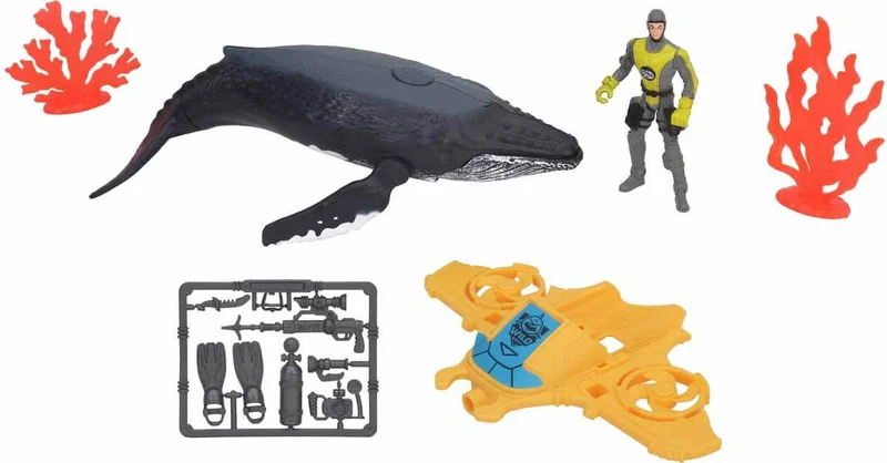CHAP MEI Wild Quest Hydro Surf Whale Search Game Set