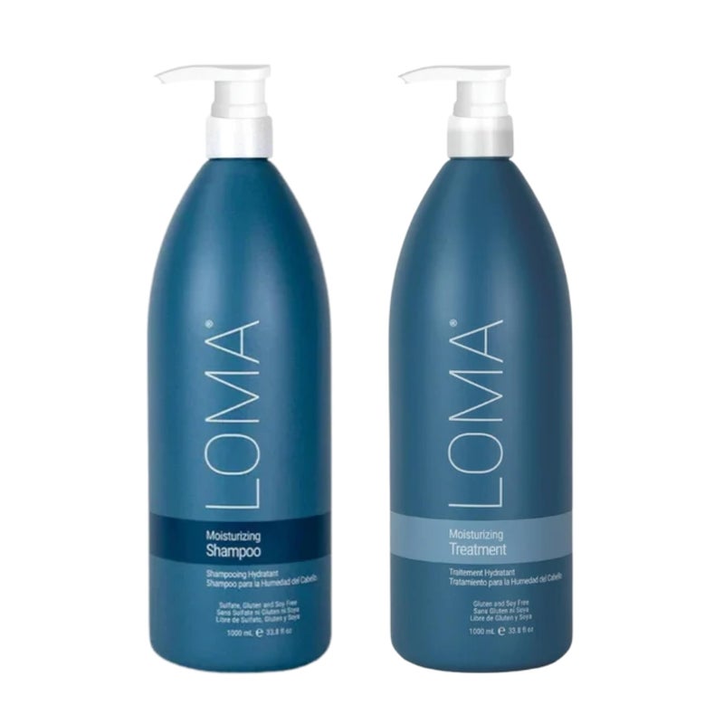 Loma Hair Care Moisturizing Shampoo & Treatment Duo - Image 1