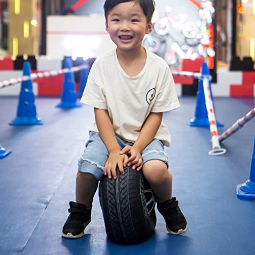 Ryttir 15.7 Inch Big Creative 3D Simulation Wheel Plush Pillow,Soft Car Tire Pillow Wheel Toy Outdoor Cushions for Car Owners,Clever Boy's and Girl's Room Christmas Decor - Image 4