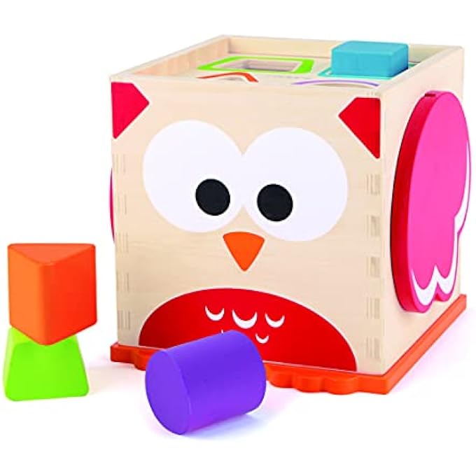 JADORE, HOOTY OWL SHAPE SORTER, MULTICOLOR - Image 1