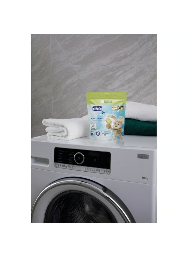 Chicco Sensitive Laundry Gel Caps 0m+ x20 - Image 3