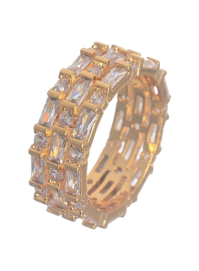 Akher el Ankoud Gold Zircon Ring  - Image 1