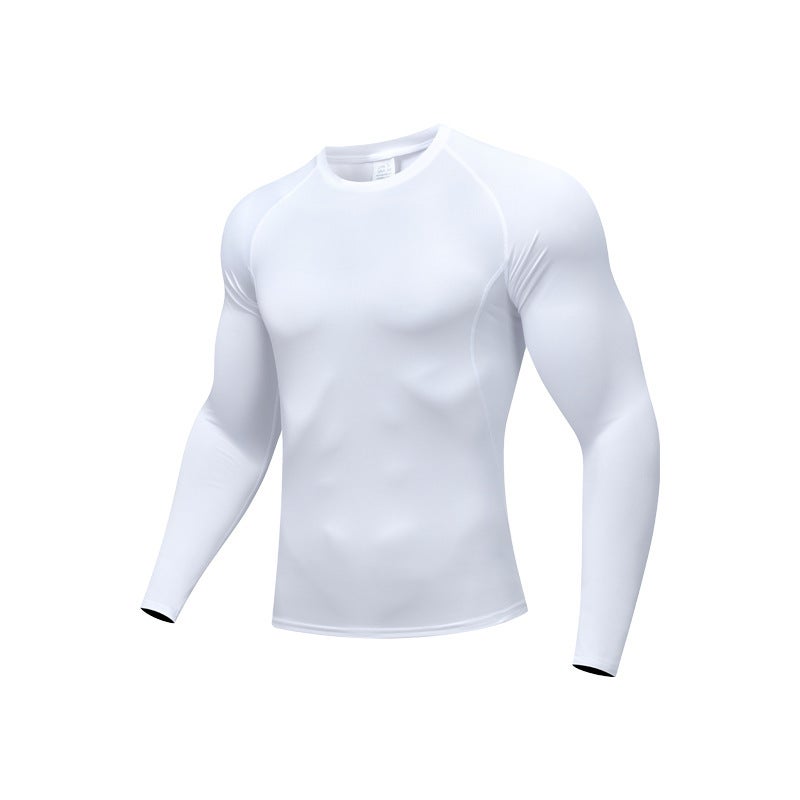Men's Compression Shirt Breathable Quick-Dry Stretch Training Top - Image 1